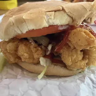 Shrimp on bun