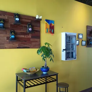 Cool local artists display their work.