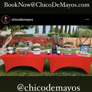 Let&apos;s Taco &apos;Bout it                       IG@ChicoDeMayos BookNow@ChicoDeMayos.com