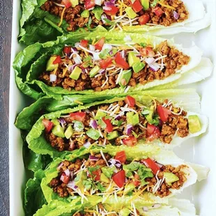 Healthy Turkey Lettuce Wraps Let&apos;s Taco &apos;Bout it                       IG @ChicoDeMayos BookNow@ChicoDeMayos.com