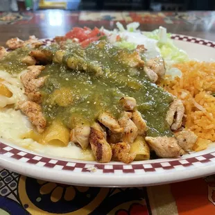 Enchiladas verde