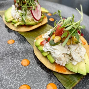 Blue Crab Tostada