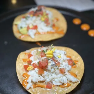 Blue Crab Tostada