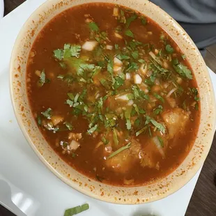 Menudo - only available on the weekends