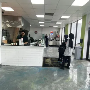 people in a restaurant