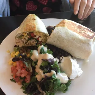 Roasted Chicken Burrito