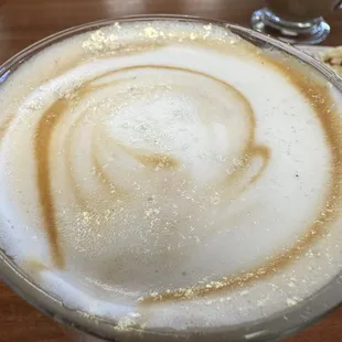 Maple shimmer latte!