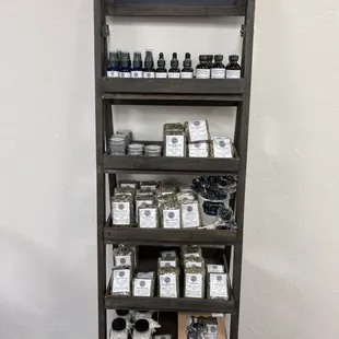 Local teas, tinctures, salves and so much more!