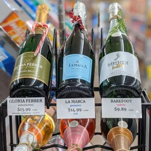 Get ready with the bubbly