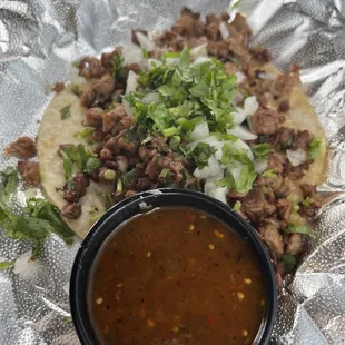 Carne asada taco