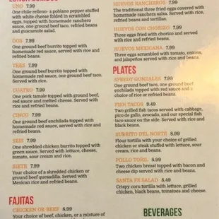 Lunch Menu only. The do have a  dinner menu