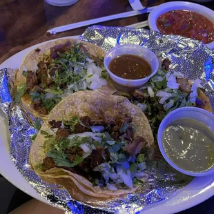 Tacos paisa a la carte