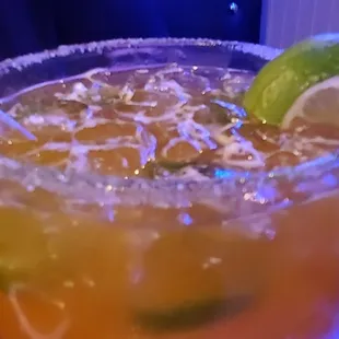 Mango jalapeño margarita