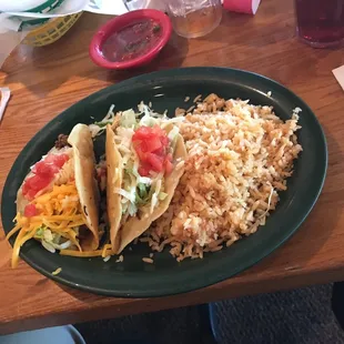 Chicken &amp; beef tacos