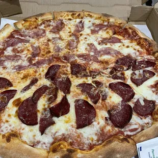 Half Salami, half Canadian bacon