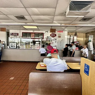 people in a restaurant