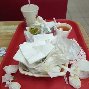 The tray speaks for itself