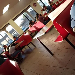 Inside dining room Friday nite