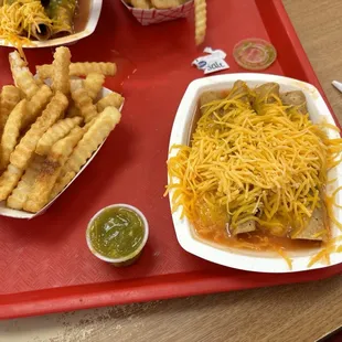 Double order with fries