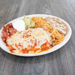 Red Enchilada Plate