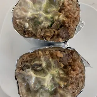 Super carne asada burrito