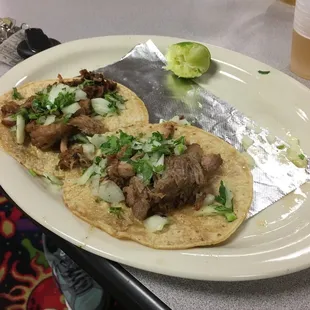 Pork tacos, Mexican style