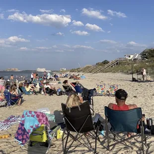 Music on the beach sponsored by the civic league