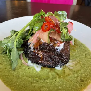 Carnitas, mexico-city style heritage pork shoulder, avocado tomatillo, tortillas