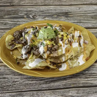 Carne Asada Loaded Nachos