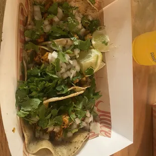 chicken tacos