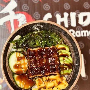 San Diego Unagi Poke Bowl