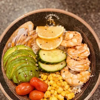 Shrimp Avocado Poke Bowl