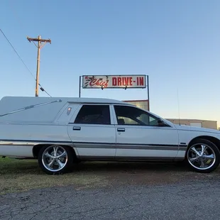 The Sign out Front as you approach the entrance.