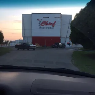 Perfect night at the Drive-In. Perfectly Oklahoman atmosphere.