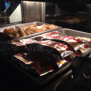 Hot food, ready to go.