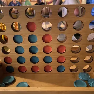 Play games right at the bar! I was green. Total domination.