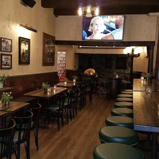 the interior of a restaurant