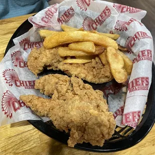 Chicken tenders &amp; fries