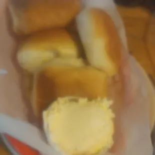 rolls and butter