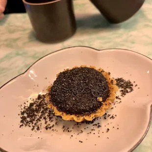 Black Sesame Cheesecake Tart