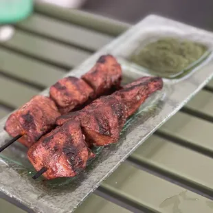 Beef Heart Skewers