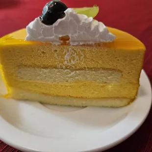 Beautiful and delicious mango dessert
