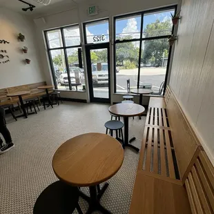 Inside seating