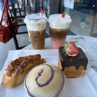 Caramel Mochi Bun