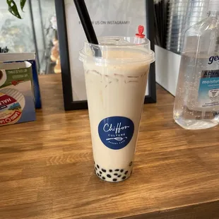 Black milk tea