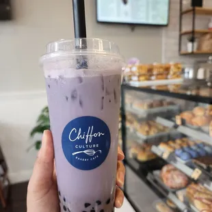 Taro Boba Milk Tea