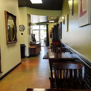 Cozy "Continental" ambience.