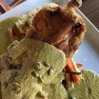 Chile Relleno Mole Plate