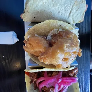 Taco de camaron capeado