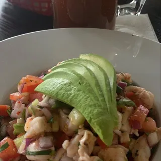 Ceviche Camaron crudo/cocido